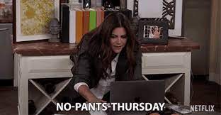 No Pants Thursday Tiffani Thiessen GIF - No Pants Thursday Tiffani Thiessen  Lori Mendoza - Discover & Share GIFs