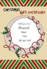 Both the christmas gift certificate template and birthday gift certificate template below can work for almost any occasion. Free Christmas Gift Certificate Template Customize Online Download