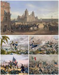 From the british in canada and oregon to the mexicans in the southwest and, of course, with the native americans. Mexican American War Wikipedia