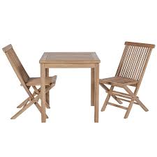 En ville, balcons et terrasses s'aménagent pour créer un espace extérieur agréable. Salon De Jardin Ou Balcon Teck Massif Carree 70cm Et 2 Chaises