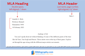 In parentheses following the last line of text, indicate the author and. Mla Heading And Header Formats With Examples Bibliography Com