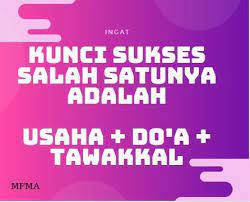 Dalil tawakal (berserah diri) adalah firman allah ta'ala: Contoh Perilaku Tawakal Brainly Co Id