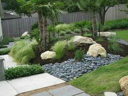 Simplicity In Plantings Drama With Rocks Walkway And Pebbles Backyard Landscaping Landscaping With Rocks Front Yard Landscaping