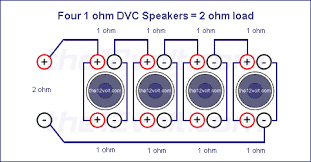 Subwoofer booster circuit/bass enhancer circuit based on the ic 4558 and tl074 or commonly known as ic. Subwoofer Wiring Diagrams For Four 1 Ohm Dual Voice Coil Speakers