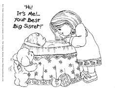 Download and print these big sister coloring pages for free. 8 Big Sister Ideas In 2021 Big Sister New Baby Products Baby Coloring Pages