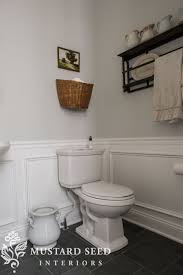 Picture Frame Molding In The 1 2 Bath Miss Mustard Seed Picture Frame Molding Mold In Bathroom Bath Makeover