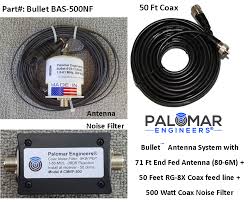 If the garage door opener motor has an antenna for the remote control, make sure that it is undamaged and in the correct position. Bullet End Fed Antenna System 71 Antenna 80 6 Meters 50 Coax Super Noise Filter Free Ship 500 Watt Pep Garage Door Opener Rfi Kit Palomar Engineers