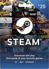 Easy to order, arrives quickly, and easy to redeem directly through the steam client. Amazon Com Steam Gift Card 20 Video Games