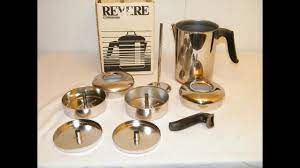 La cafetera de goteo revere ware crea una taza suave, incluso con cuerpo de café en cuestión de minutos. Vintage Revere Ware 8 Cup Copper Percolator Coffee Pot Clinton Hill Usa Youtube