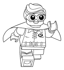 Free printable pictures of batman, robin, joker, batgirl, harley quinn and other characters from the lego batman movie. Lego Robin Coloring Pages Coloring Home