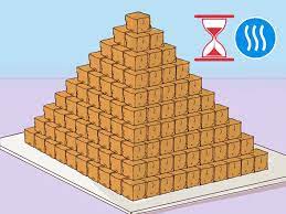 Do you have an assignment to make a model of an egyptian the background scenery is tempera paint. 3 Ways To Build A Pyramid For School Wikihow