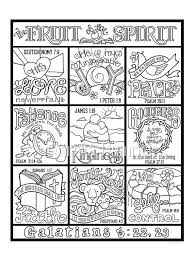 Children can color their way through the fruits of the spirit. The Fruit Of The Spirit Coloring Page In Three Sizes 8 5x11 Etsy Fruit Of The Spirit Bible Coloring Pages Bible Coloring