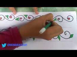 Cara menggambar kaligrafi 3d dengan mudah by abdurrohman. Cara Membuat Hiasan Kaligrafi Untuk Anak Anak Youtube