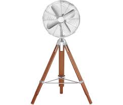 Best Buy 16 Retro Fan With Tripod Stand Chrome Black Ns F16f7 Ch Retro Fan Industrial Fan Cool Things To Buy