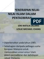 Check spelling or type a new query. Dasar Penerapan Nilai Nilai Islam Dalam Pentadbiran