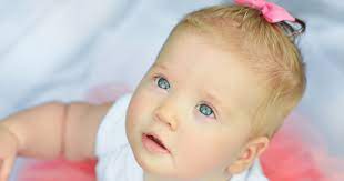 This blonde mongolian baby girl definetly don't look albino. 25 Stunning Names For Blonde Baby Girls Babygaga