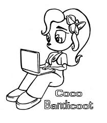 Crash Bandicoot Coloring Pages Free Printable Coloring Pages For Kids Check out some fan character/kart combinations. crash bandicoot coloring pages free