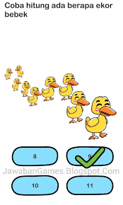 Selamat datang di tebak gambar solusi halaman web. Brain Out Level 2 Coba Hitung Ada Berapa Ekor Bebek Terbaru 2021