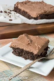 A healthy and low fat chocolate cake recipe that tastes so sinful you will never believe it! 21 Sugar Free Chocolate Desserts For Serious Chocolate Lovers Only