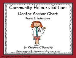 Community Helper Anchor Chart Doctor Anchor Charts Community Helper Classroom Activities Elementary