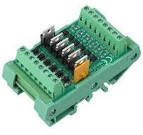 Industrial 6 CH PLC Control Board NPN Output for 12 24VDC Applications