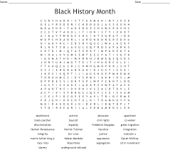 Bald eagle, basin, black eyed susan, blazing star, cardinal flower history. Black History Month Word Search Wordmint