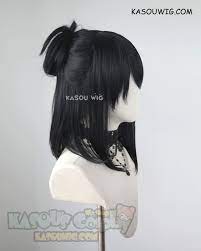 Kasou Wig My Hero Academia Shimura Nana Medium Length Black Cosplay Wig Kawaii Wigs African American Wigs Wigs