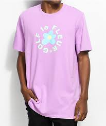 Unisex round neck tee shirt with 'tyler the creator' print on the front of the garment. Converse X Tyler The Creator Fuschia T Shirt Zumiez