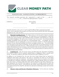Clearly outline the rights, responsibilities, and obligations of both parties, and details such as compensation, probationary period, and more. Https Clearmoneypath Com Wp Content Uploads 2019 03 Sample Financial Consulting Agreement 1 Pdf