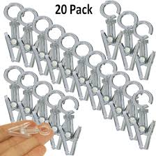 20 Motorhome Party Light Hanger Card Holder Clear Hooks Awning Rv Camper Trailer Ebay