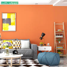 Poster mock up of scandinavian interior design of orange living room with chairs furniture, vintage beige wallpaper background. 0 53x10m Orange Orange Pattern Wallpaper Living Room Bedroom Kids Room Restaurant Tv Background Wall Decoration Wallpaper Wallpapers Aliexpress