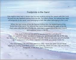 In the chaos of addiction? Footprints In The Sand Poem Dreams Personalized Gifts Online Store Powered By Storenvy