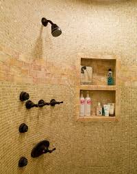 Save Valuable Space In Your Bathroom Using Shower Caddies Built In Shower Shelf Shower Niche Shower Shelves