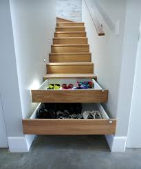 Stair Storage Idee Rangement Deco Maison Rangement Maison