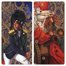 Kehinde Wiley Painting Of Santigold Kehinde Wiley Black Artists Illustration Artwork