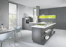 Grey Kitchen With A Splash Of Lime Modern Grey Kitchen Kitchen Decor Grey Grey Kitchens