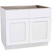 luxor sink base cabinet, white, 42 inch