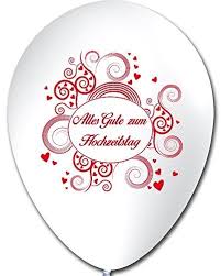 Geschenke für ihn sollten am besten praktsich sein, dürfen aber auch einen romantischen touch haben, wie solch ein. 10 Luftballons Alles Gute Zum Hochzeitstag Ca 30 Cm Liebe Hochzeit Luftballons Mit Aufdruck Ballons Luftballonwelt