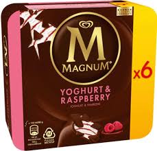 Gibt es magnum bei lidl im. Tk Magnum Eis Yogurt Raspberry 6x110ml Behrens Service Ug Haftungsbeschrankt