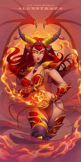 Let The New Year Begin With Cleansing Fire Larger Version Viewable Here Part 1 Of My Seasonal Dragon As World Of Warcraft Warcraft Art Warcraft Characters