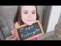 Jillian's first day of kindergarten