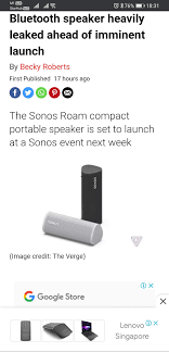 The new sonos roam is lightweight and highly portable. Y9xjolgkhrru M