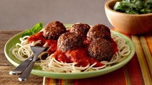Boulettes Vege Sur Spaghetti Recipe Veggie Meatballs Meatballs Recipes