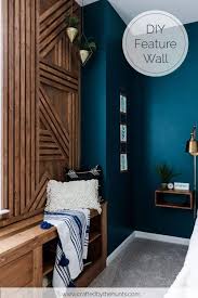 This black wood accent wall by rebelvilla looks very elegant and modern. Make The Coolest Wood Accent Wall This Weekend