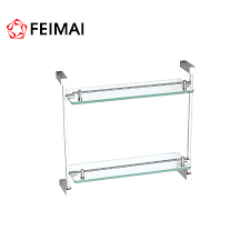 I teamed up with my friends at buildsomething.com to bring you the free building plans for this bathroom shelf. Bathroom Fitting Double Glass Shelf Double Layer Bathroom Glass Shelf For Bath Shower In The Bathroom Accessories Buy Double Glass Rack Wall Mount Bathroom Storage Rack Double Bathroom Shelves Product On Alibaba Com