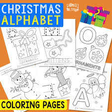 Grab these free printable alphabet coloring pages and let the letter learning coloring fun begin! Christmas Alphabet Coloring Pages Itsybitsyfun Com