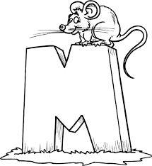 Kleurplaten letters hieronder vind je 58 letters kleurplaten. Coloring Sheet Of A Letter M Geletterdheid Thema Alfabet