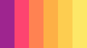English language names are approximate equivalents of the hexadecimal color codes. City Sunset Color Scheme Orange Schemecolor Com