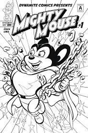 Mighty Mouse 1 Cvr E Coloring Book Cvr Coloring Books Halloween Coloring Book Star Wars Coloring Book