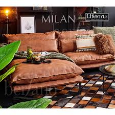 lifestyle cognac leren hoekbank milan lounge sofa berlano interieur tuin meubel ideeen meubelontwerp thuis woonkamer